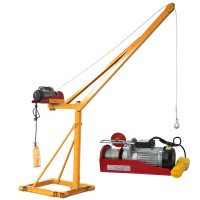 Construction Mini Crane with Good Quality 100kg-1000kg Full set 200kg-20m-220v