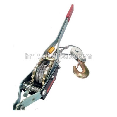 2 Ton Cable Winch Puller 4000 pound Come Along Ratchet Cable Pullers