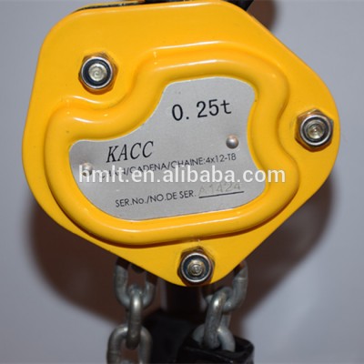 high quality 250kg 1/4 ton mini lever chain hoist