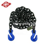 5/8" Grade 80 chain Assembly w/grab hooks Tow Truck Wrecker Heavy Duty