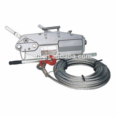 hand operated lever wire rope pulling hoist